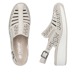 Gemma 487 - Off White Leather