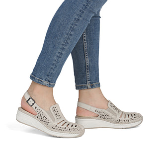 Gemma 487 - Off White Leather