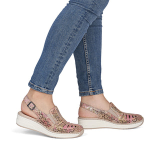 Gemma 487 - Gold Mix Leather