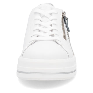 Dublin D1C - White/Blue Leather