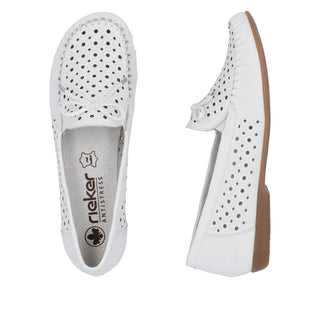 Amy L63 - White Leather