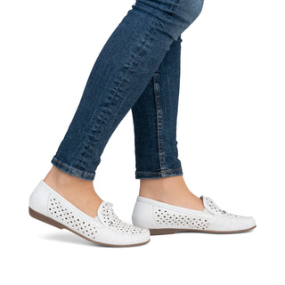 Amy L63 - White Leather