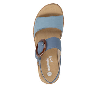 Hayley R68 - Dusty Blue Leather